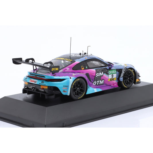 Modellauto Porsche 911 GT3 R (992) From Sim to DTM #9 DTM 2023 Toksport WRT Ixo Maßstab 1:43