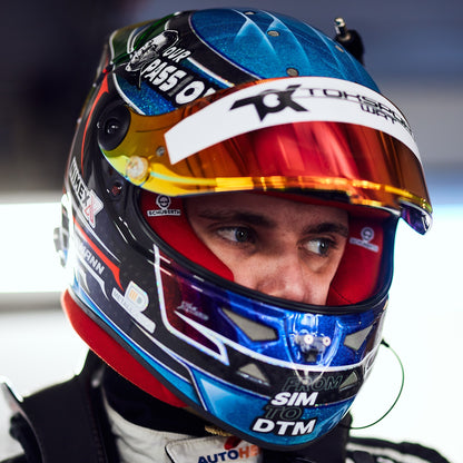 Mini Helm Carbon Tim Heinemann DTM 2023 Maßstab 1:2