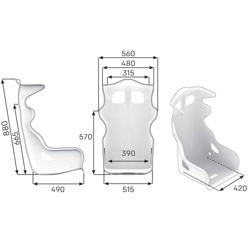 OMP HTE-R SimRacing Sitz