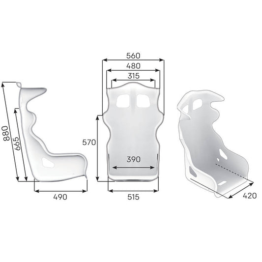 OMP HTE-R SimRacing Sitz