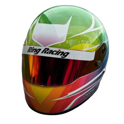 Mini Helm Carbon Sophia Menzenbach Nürburgring Langstrecken-Serie 2024 Maßstab 1:2