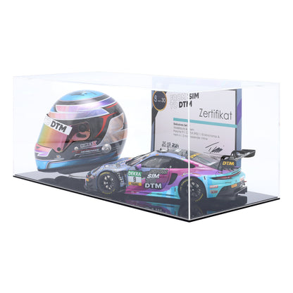 Collector's Edition From Sim to DTM - Modellauto & Helm & Vitrine