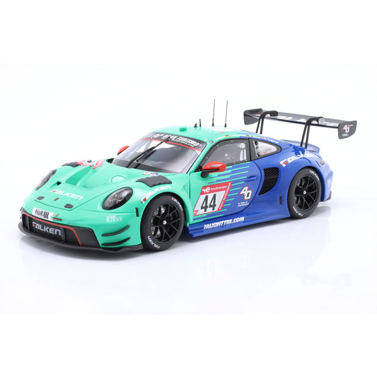 Modellauto Porsche 911 GT3 R (992) Falken #44 24h Nürburgring 2023 1:18 Minichamps