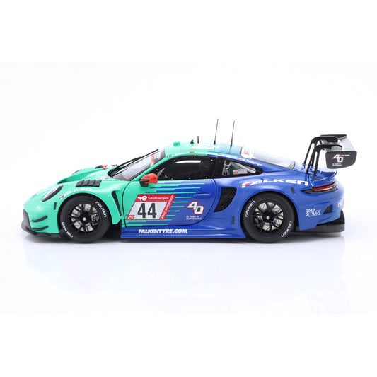 Modellauto Porsche 911 GT3 R (992) Falken #44 24h Nürburgring 2023 1:18 Minichamps