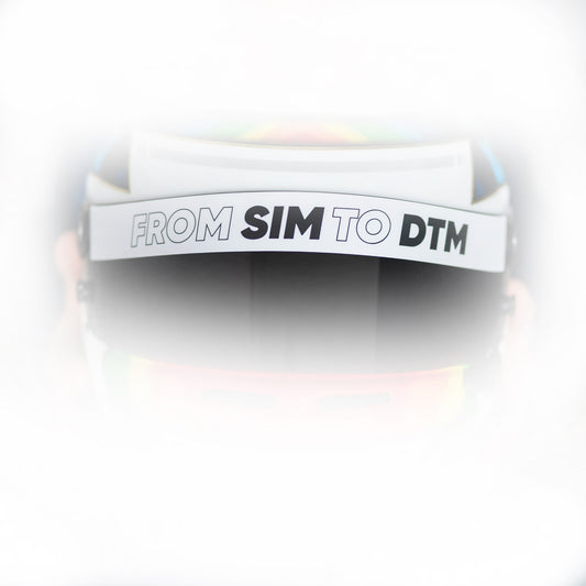Visier Sticker From Sim to DTM für Arai GP7 Helme (GP-7 FRP und SRC)
