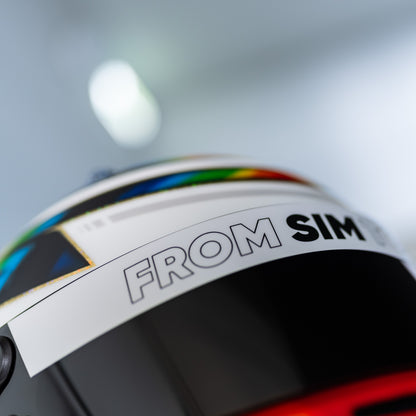 Visier Sticker From Sim to DTM für Arai GP7 Helme (GP-7 FRP und SRC)