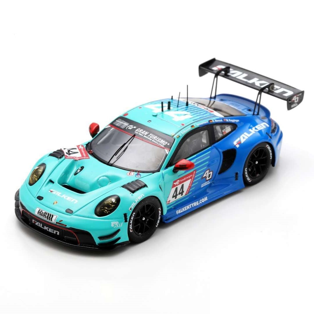Modellauto Porsche 911 GT3 R (992) #44 24h Nürburgring 2023 Falken Motorsports 1:43 Spark