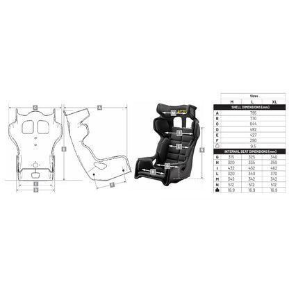 Sabelt GT-AM SimRacing Sitz