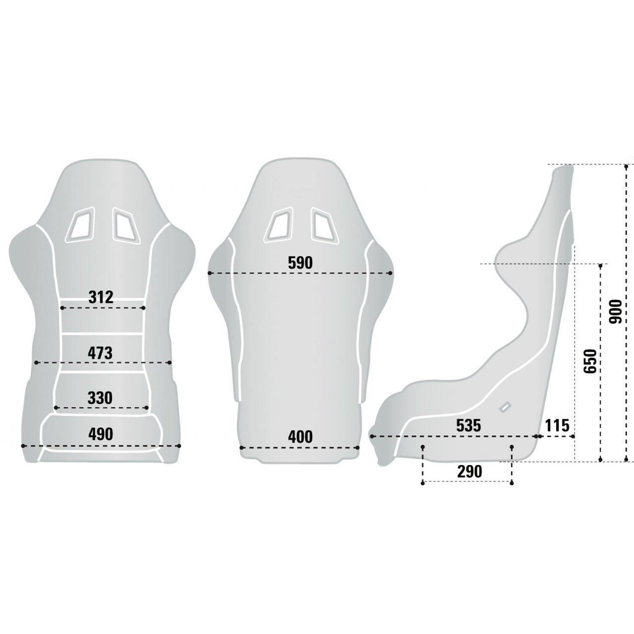 Sparco Grid Q SimRacing Sitz